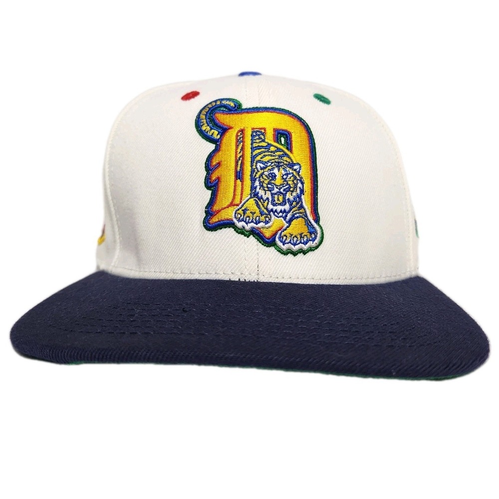 Vintage‎ Detroit Tigers Snapback Hat Cooperstown Collection Tiger Stadium Patch